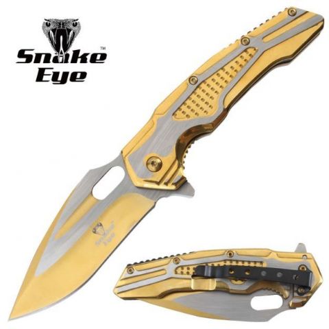 Snake Eye Tactical 5265GD Heavy Duty Spring Assist Knife